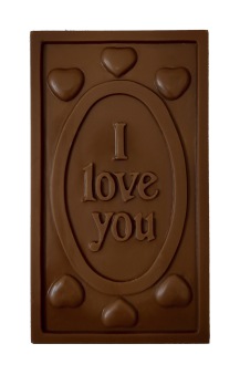Pralinhuset - 70% Mjölkchoklad - I Love You - 