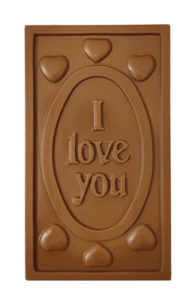 Pralinhuset - 40% Mjölkchoklad - I Love You - 