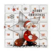 Tom Julkalender - Merry Christmas - Träkalender