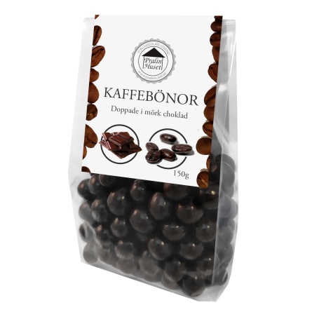 Pralinhuset - Kaffebönor i Mörk Choklad - Mörk Choklad