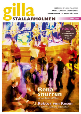 Aprilnumret 2016. Finns som nättidning, se till höger! Aprilnumret 2016. Finns som nättidning, se till höger!