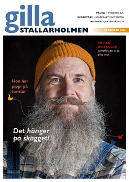 Decembernumret. Finns som nättidning, se till höger! Decembernumret. Finns som nättidning, se till höger!