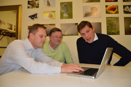 Jan-februarinumret. Tre entusiastiska fiberförespråkare. Jan-februarinumret. Tre entusiastiska fiberförespråkare.