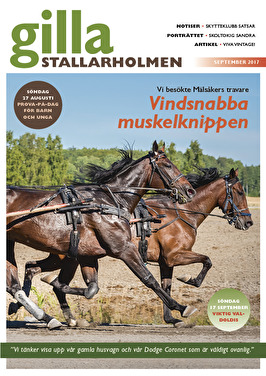 Septembernumret. Finns som nättidning, se till höger! Septembernumret. Finns som nättidning, se till höger!