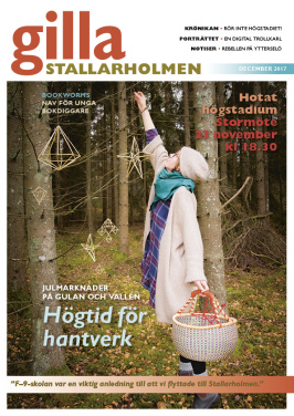 Decembernumret. Finns som nättidning, se till höger! Decembernumret. Finns som nättidning, se till höger!