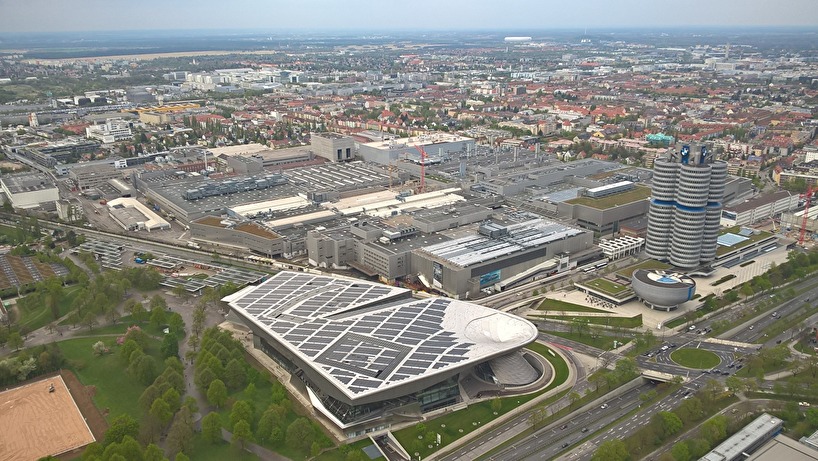 BMW Welt och BMW-muséet i München.