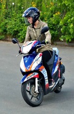 Moped, manöverbana