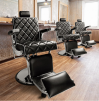 Barber Chair PRIMUS svart quiltad