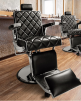 Barber Chair PRIMUS svart quiltad