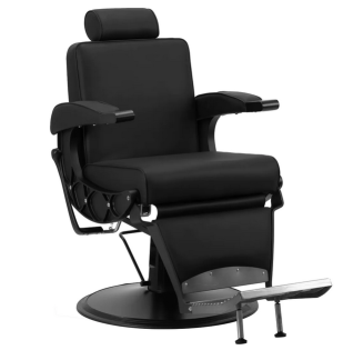 Herrklippstol Barber Chair CONTINENTAL svart - Herrklippstol Barber Chair CONTINENTAL svart