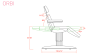 Kosmetikstol Behandlingsstol ORBI - 4 motorer