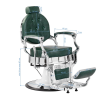 Barber Chair Barberastol Gabbiano President Grön krom