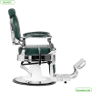 Barber Chair Barberastol Gabbiano President Grön krom