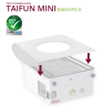 Profi Dammutsug TAIFUN MINI för Bordsmontage & Mobil Made in Germany - Med Betäckning