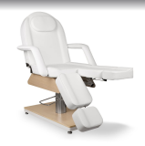 Fotvårdsstol Kosmetikstol hydraulisk MENSA White/OAK