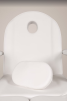 Fotvårdsstol Kosmetikstol hydraulisk MENSA White/WHITE