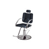 Make Up Frisörstol PLATY unisex svart & vit - Barbers Chair Make Up SVART