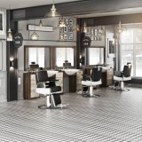 Barber Salong för 3 kundplatser - Made in Europe