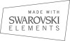 Kundstol OBSESSION med Swarovski, färgval - Made in EU