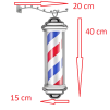 Barber Pole Rotating&Light