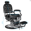 Barber Chair RODEO i svart