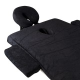 Bänkskydd Frottee Massage Set i svart