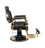 Barber Chair COLORADO i svart/guld