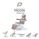 Fotvårdsstol MOON 4 motorer med fotregulator i cappucino