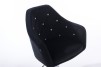 Kundstol med Diamonds Rotation 360 i Velour H 44 - 60 cm