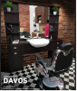 Barber Arbetsplats DAVOS  Made in EUROPE