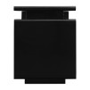 Nagelbord DESIGNO i svart med 3 låda