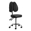Arbetsstol i svart med ergonomiskt ryggstöd - Arbetsstol i svart med ergonomiskt ryggstöd
