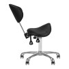 Arbetsstol med flexibelt ryggstöd i svart