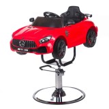 Barnklippstol CAR röd med Multimedia