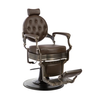 Barberarstol Vintage MAE i bronsbrun - Barberarstol Vintage MAE i bronsbrun