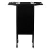 Salong Rullbord DELUXE med låsbart skåp svart - Salong Rullbord DELUXE med låsbart skåp svart