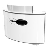 Receptionsdisk NOVA med LED front Made in Germany
