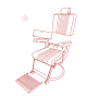 Barber Chair Herrklippstol BENSON