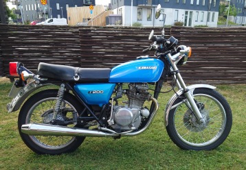 säljes: Kawasaki Z200A 1978 i fint bruksskick