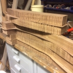 Walnut guitarnecks