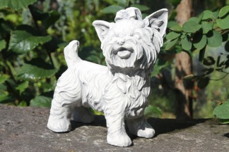 Trädgårdskonst Hund antikvit - Trädgårdsfigur hund