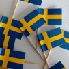 Fest flaggor 50st 12 förp - Svenska festflaggor