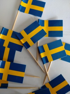 Fest flaggor 50st 12 förp - Svenska festflaggor