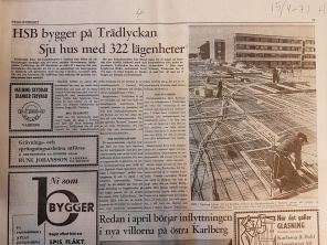 Tidningsartikel ur Hallands Nyheter 15/4-1971