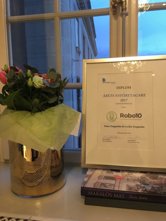 Robo10 årets nyföretagare Robo10 årets nyföretagare