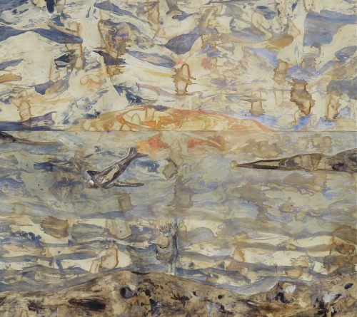 Hållö: The resurrection 140x140cm 2014 Hållö: The resurrection 140x140cm 2014