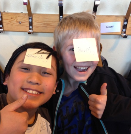 Författarbesök på Lundbyskolan i Eskilstuna våren 2014.