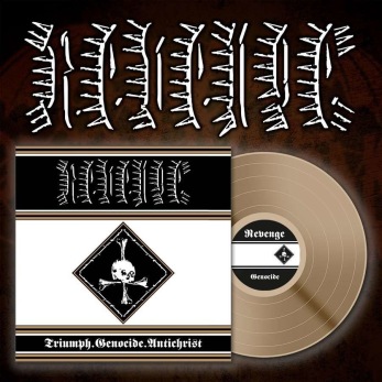 REVENGE Triumph. Genocide. Antichrist 12” LP (bronze edition) - Bronze 12