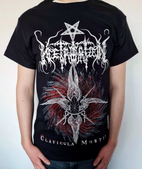 HETROERTZEN - Clavicula Mortis t-shirt (MALE - BLACK) - SMALL