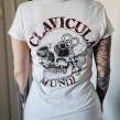 HETROERTZEN - Clavicula Mortis t-shirt (GIRLY - WHITE)